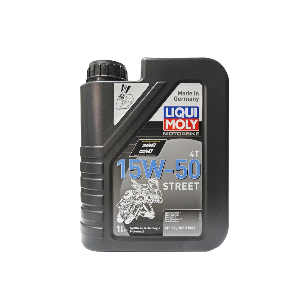Liqui Moly Motorbike Street Race 4Stroke SL/JASO MA2 15W50 Synthetic
