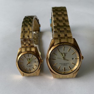 SEIKO 5 w/ date Automatic Movement Gold Watch | Shopee Philippines