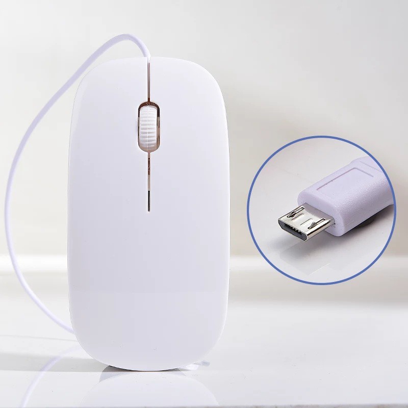 Phone Table Mouse for OTG Android System Micro USB Port Wired Mouse ...