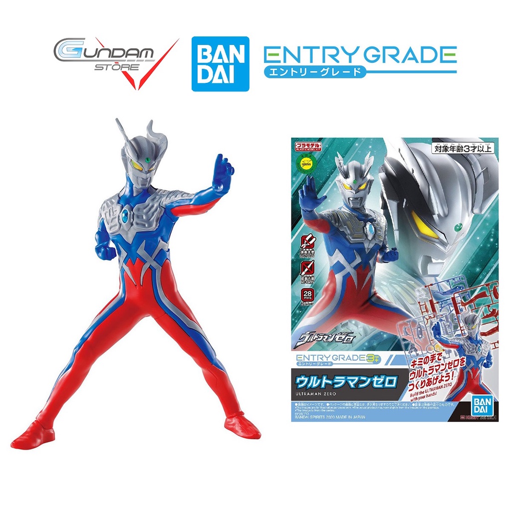 Eg Ultraman Zero Bandai Entry Grade Assembly Model Japanese Anime Toys ...