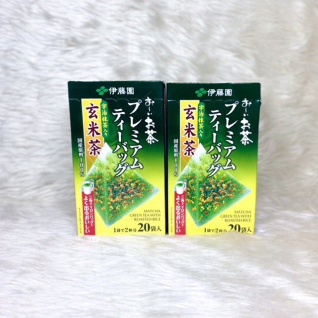 Itoen Premium Green Tea (20bags) Triangle Type Tea Bags (EXPIRATION