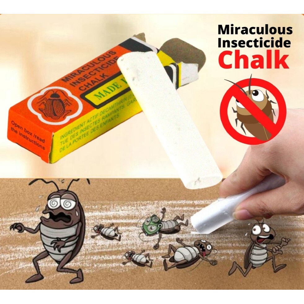 1Pc Cockroach Chalk Pen Miraculous Insecticide Chalk Pest Control ...