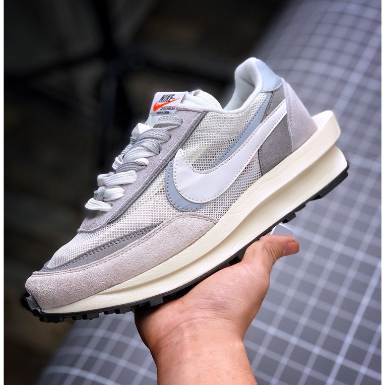 Sacai x nike store ldv waffle grey white