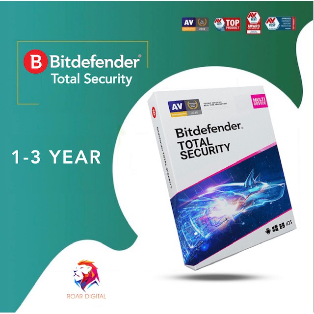 BITDEFENDER TOTAL SECURITY 2022 ORIGINAL ANTIVIRUS Shopee Philippines