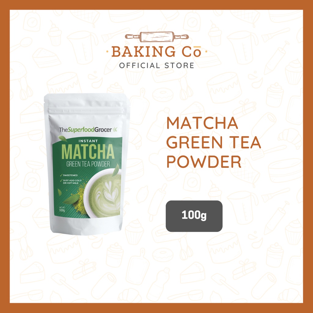 The Superfood Grocer Instant Premium Japanese Uji Matcha 100g