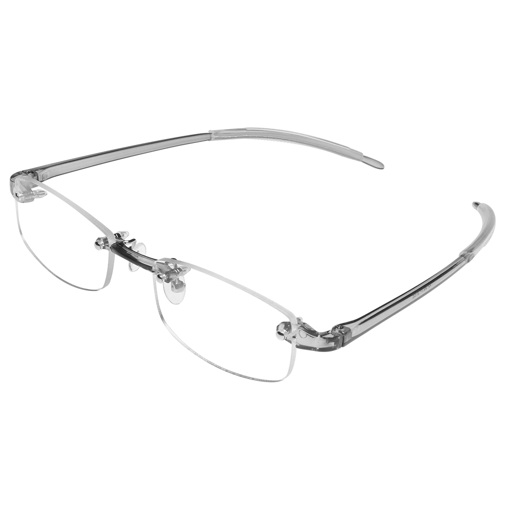 【Wholesale】JUNE New Fashion Myopia Glasses Transparent Grey Reading Glasses Eyeglasses Flexible