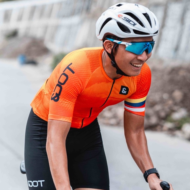 ORANGE COLOR COLLECTION ANDOT CYCLING BIKE JERSEY Shopee Philippines