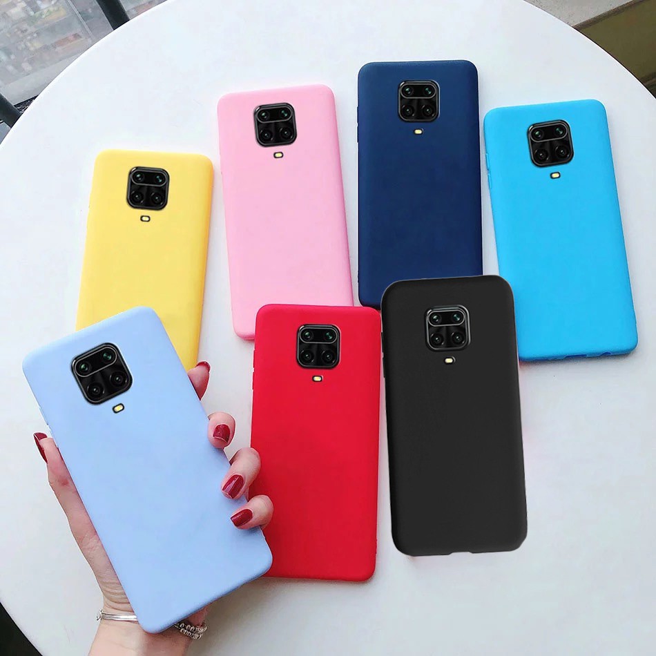 Xiaomi Redmi 8A Note 9S Pro Mi 10 Lite Note 10 Candy Color Matte Skin  Slim Thin Soft TPU Silicon Case Cover