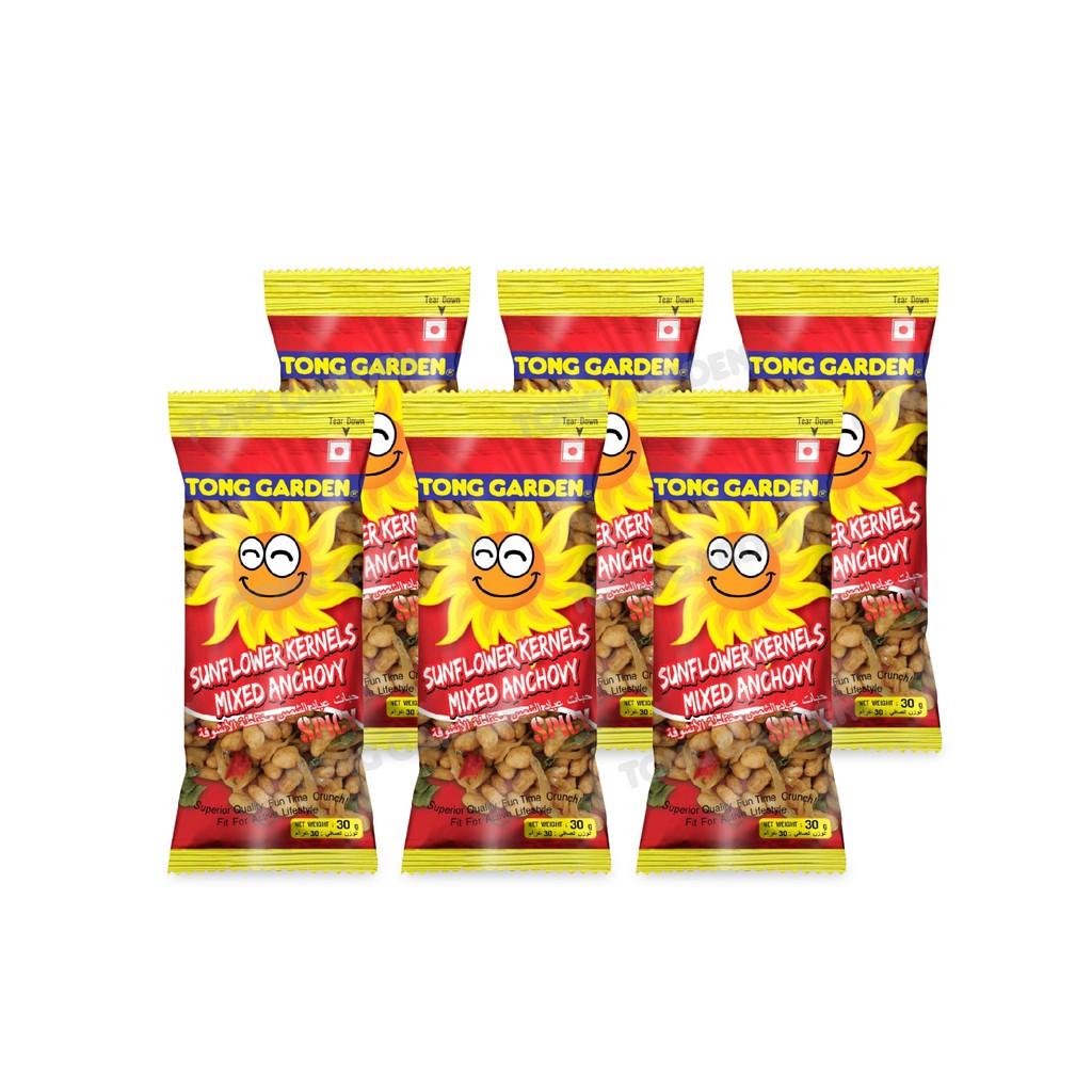 Tonggarden Sunflower Mixed With Crispy Fish 30 G. (Pack) | Shopee ...