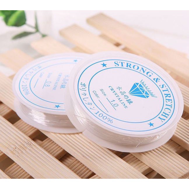 Veeds Crystal Transparent Strings for Beads Bracelets Only Elastic ...
