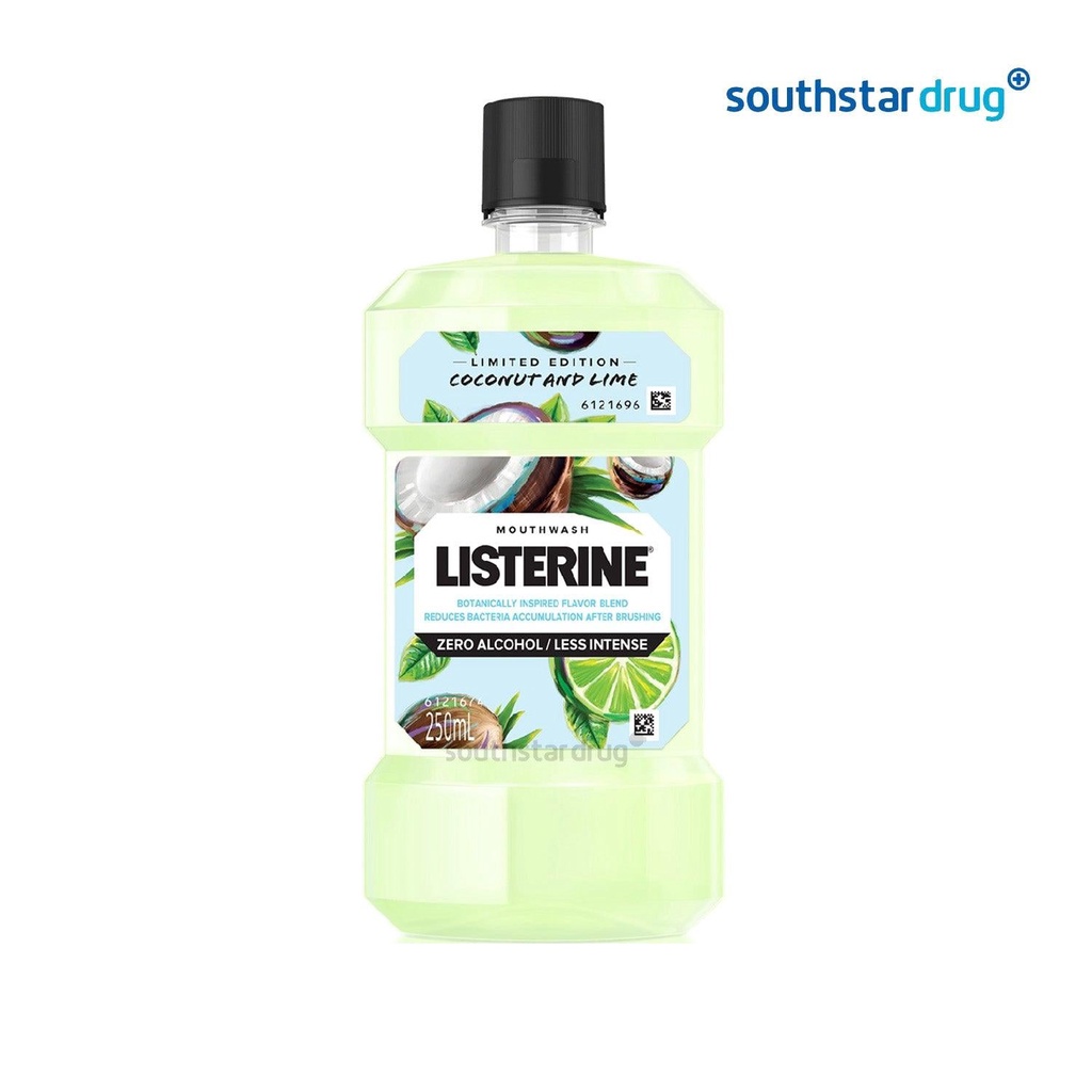 Listerine Cococnut & Lime Mouthwash 250 Ml 