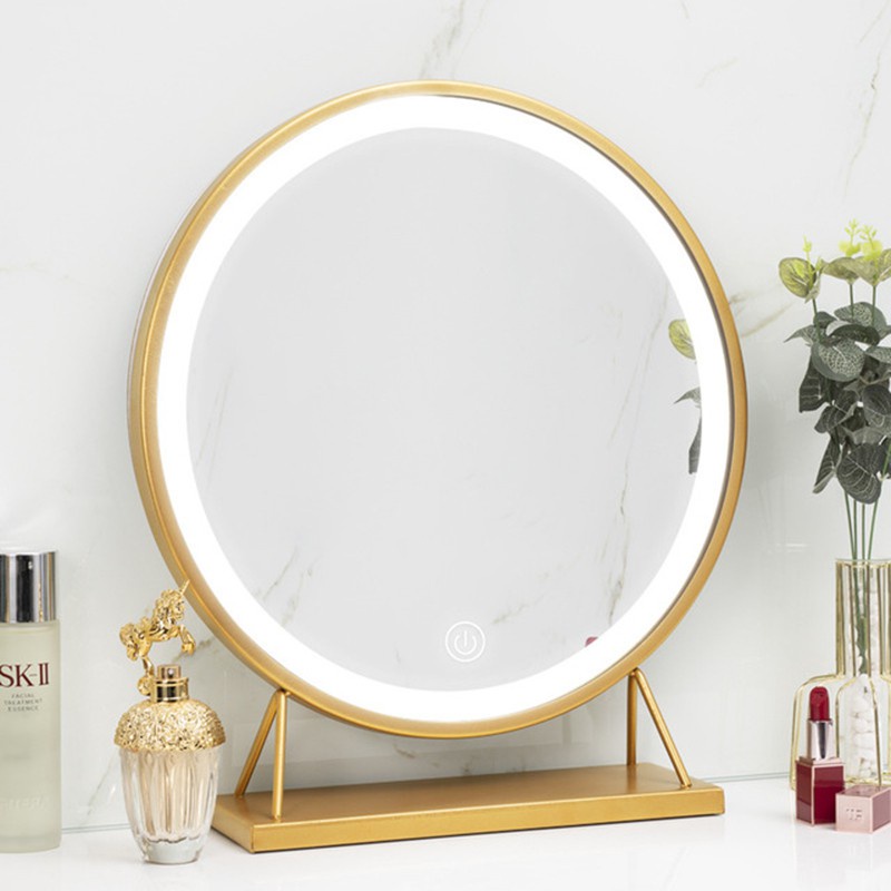 Lighted Vanity Mirror with Touch Control Design Hollywood Style