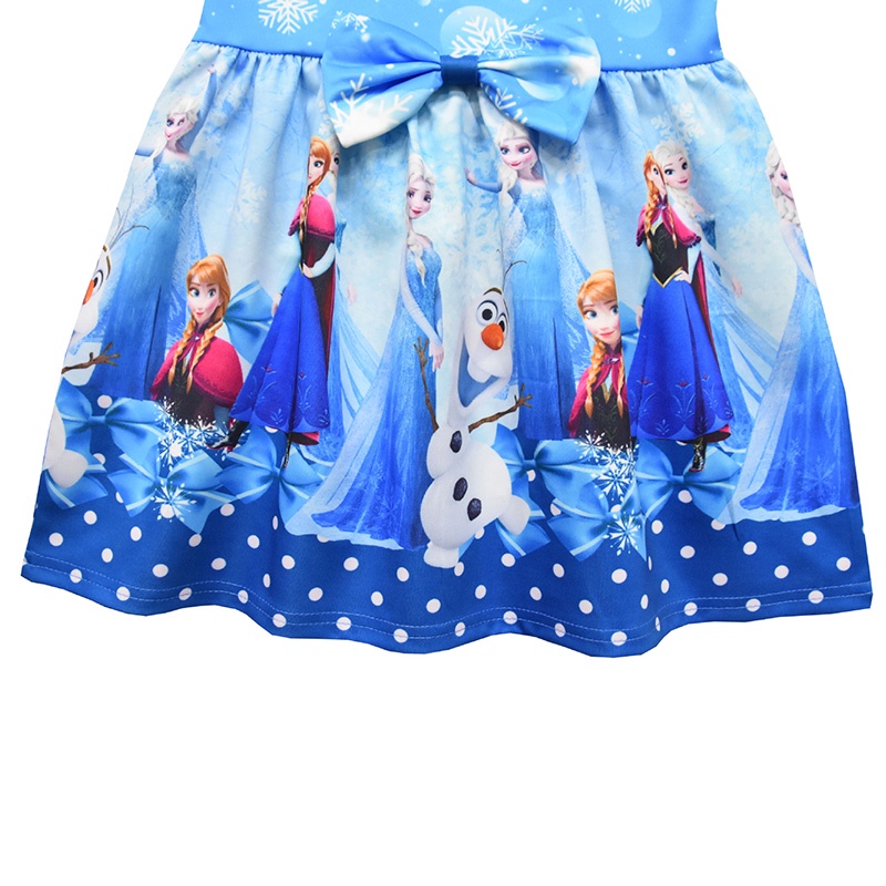 Disney Frozen 2 Dress Costumes Girls Princess Elsa Anna Dress Ball Gown ...