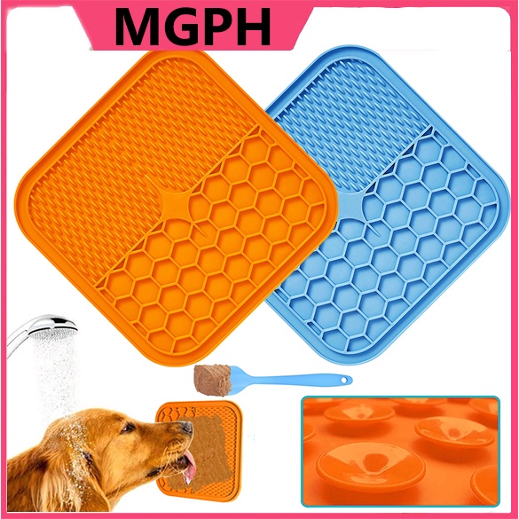 1PCS /2PCS Pet Lick Pad Cats Dog Slower Feeder Pad Licky Mat Pet Pads ...