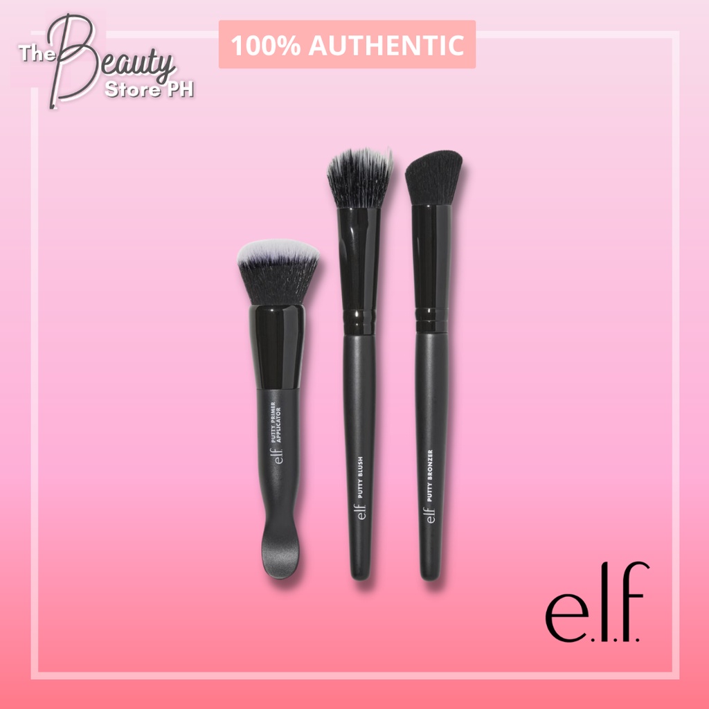 E.L.F. Putty Tools Brush Trio Putty Blush / Putty Bronzer / Putty