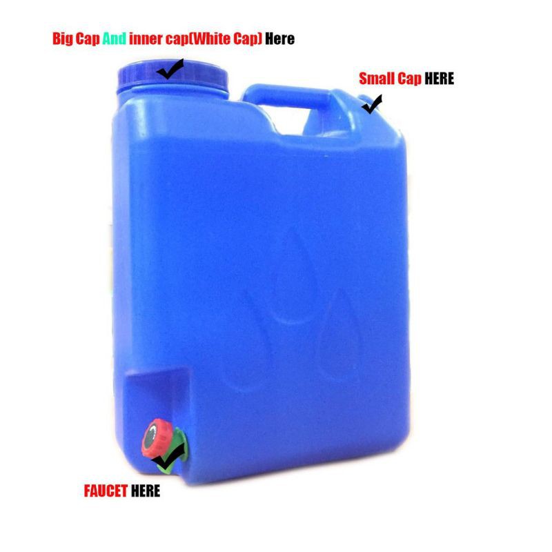 Slim Mineral Water Container Gallon (5 Gallons) Shopee Philippines