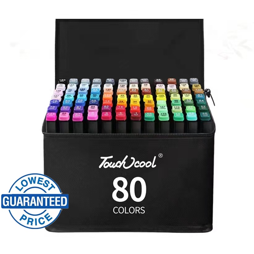 Colored markers shop set