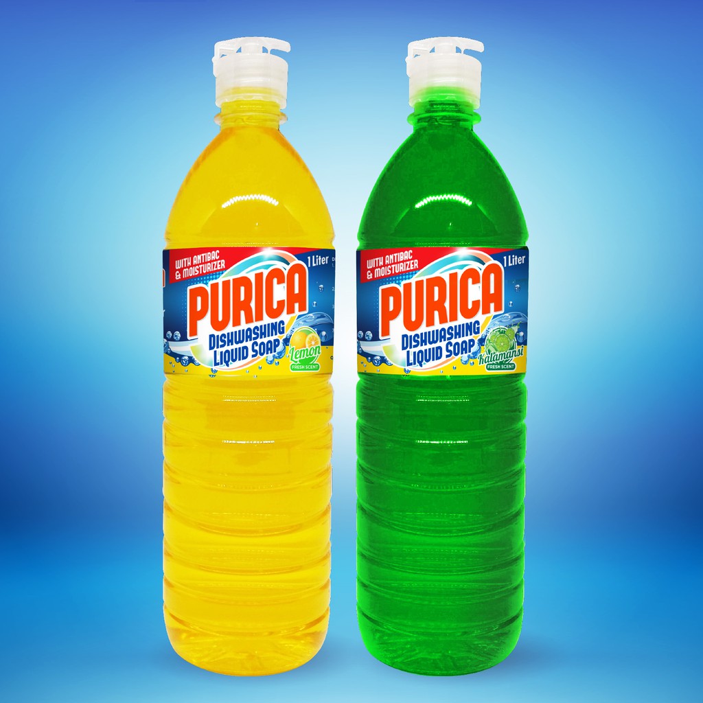 Purica dishwashing liquid 1 Liter Buy 2 for 75pesos COD Shopee