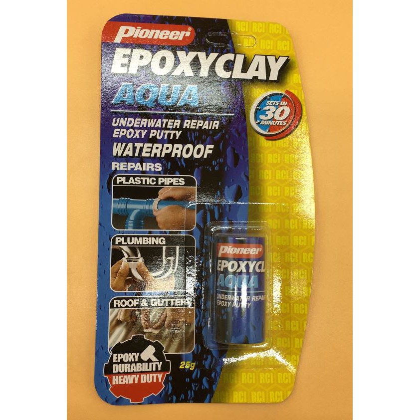 Pioneer Epoxy Clay Aqua 25g/1.5in, Epoxy Stick, Epoxy Putty, EpoxyClay ...