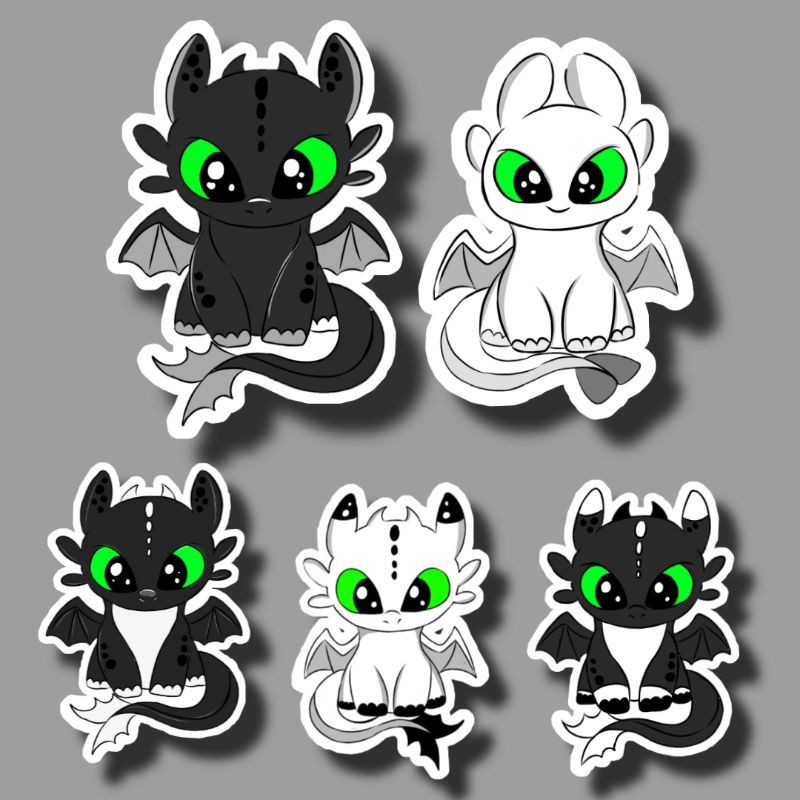 HOW TO TRAIN YOUR DRAGON/STICKERPACK/PLANNER STICKERS/BUJO