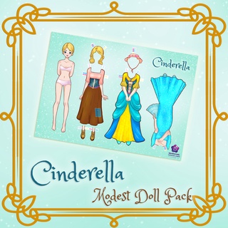 Original Cinderella and Prince Charming Paper Doll Signature Design by ...