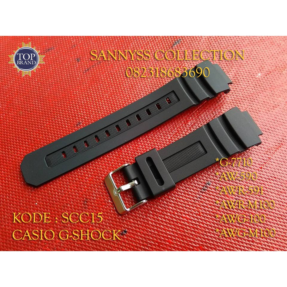 Strap CASIO GSHOCK Clock AW-591 AW 591 AW591 RUBBER SUPER Black  Shopee Philippines