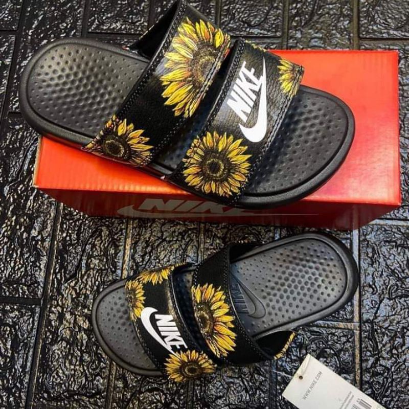 Nike benassi duo 2025 ultra slide sunflower