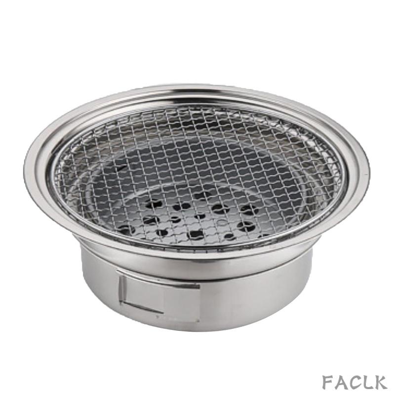 [12] Japanese Tabletop BBQ Grill, Portable Round Barbecue Stove Food