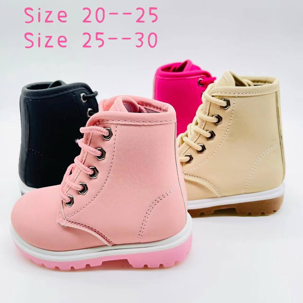 size 20--30 Girl kids Fashion Martin Boots 99028# | Shopee Philippines