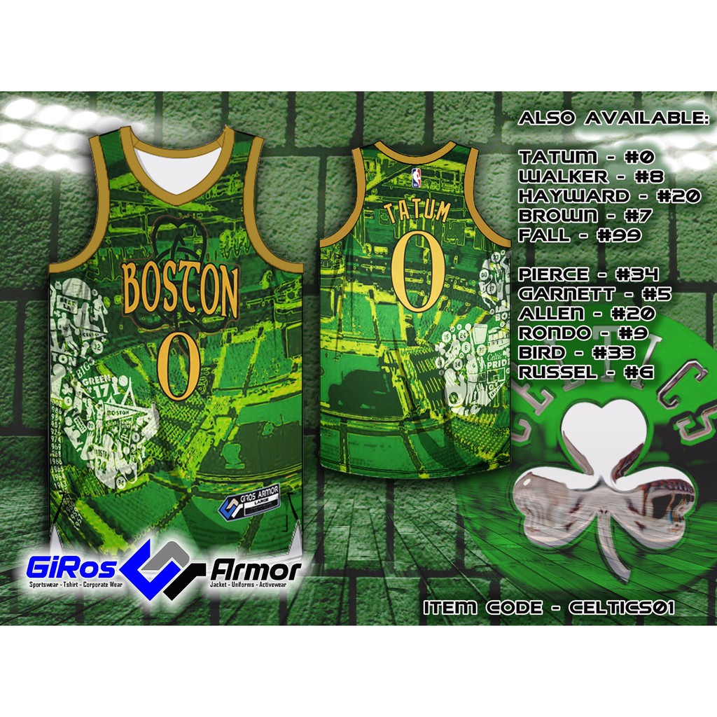 BOSTON CELTICS  Basketball jersey design ideas sublimation, Jersey design,  Basketball uniforms design