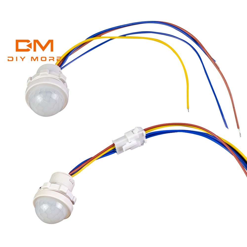 DIYMORE 110v 220v Auto Sensor Light Switch Lamp Led Pir Infrared Motion ...