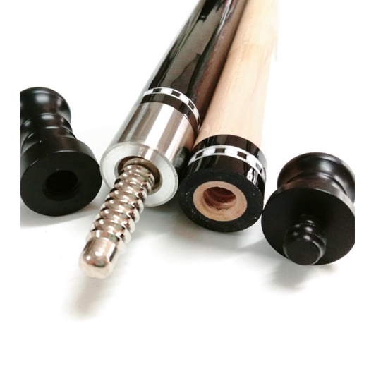 Jacoby Joint Protector Set – 3/8-8 Radial Thread, Black – For Pool Cue