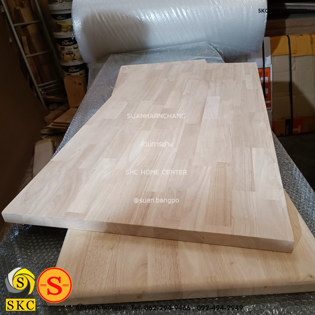 TOP 25 mm Thick Table 60 x 60 Rubber Wood Interlocking Dining Not ...