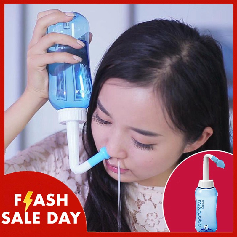 Nose Wash System /Adults/ Children / Clean Sinus Nasal Pressure / Neti Pot  500ML