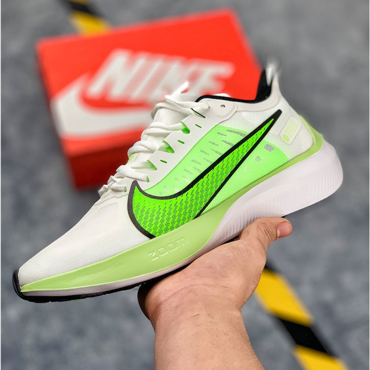 100 Original NIKE ZOOM Gravity 2019 Breathable White Green Sports