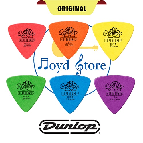 Original Dunlop Tortex Triangle Guitar Picks | Shopee Philippines