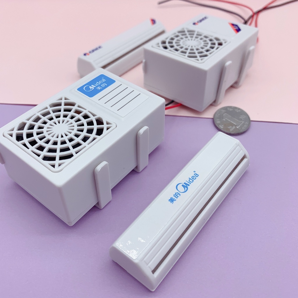 Doll Houses & AccessoriesMini Air Conditioner Outdoor Condenser Model