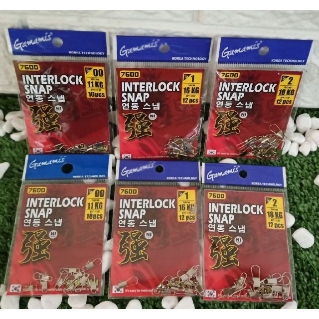 Gamamis INTERLOCK SNAP Left Plugs With SENAR Or PELAMPUNG | Shopee ...