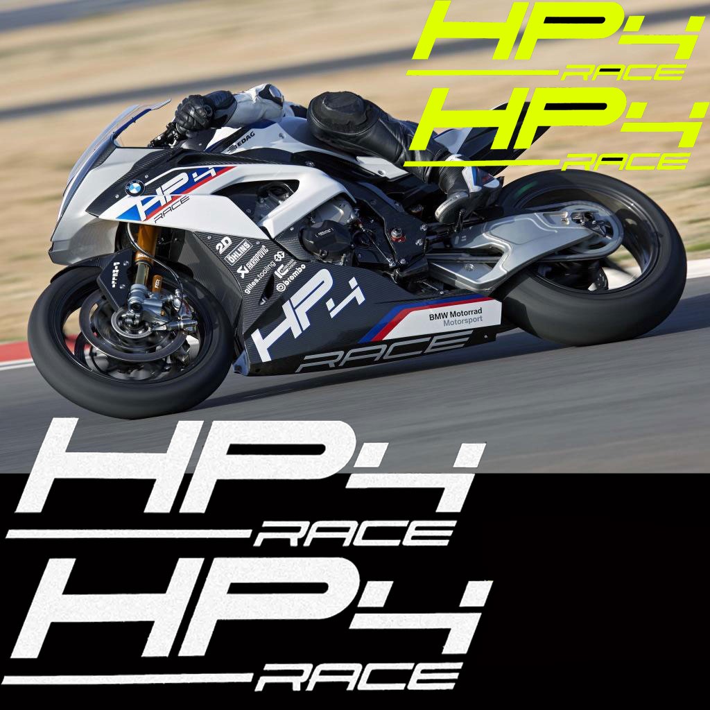HP4 BMW Yamaha Motorcycle Stickers S1000R S1000RR HP4 Car Body Fuel ...