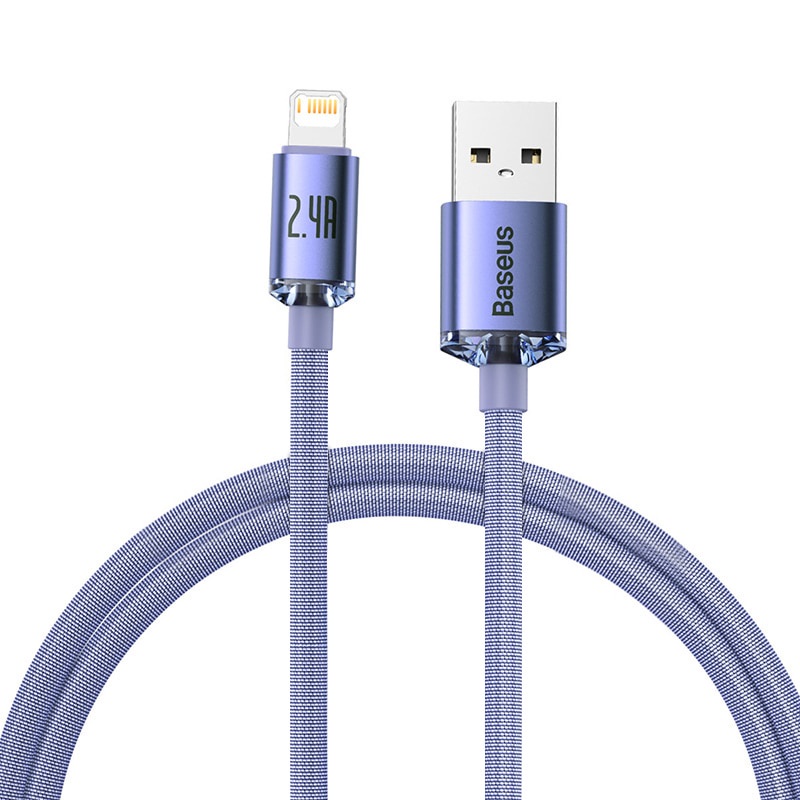 Baseus USB Cable For IPhone 14 13 12 11 Pro Max X XR XS 8 7 Plus 24a Fast Charging Data Mobile Phone Wire Original Charger Cord I2371829695