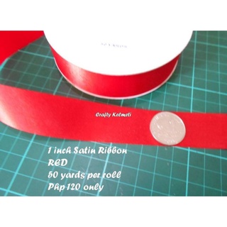 1 inch Satin Ribbon per roll