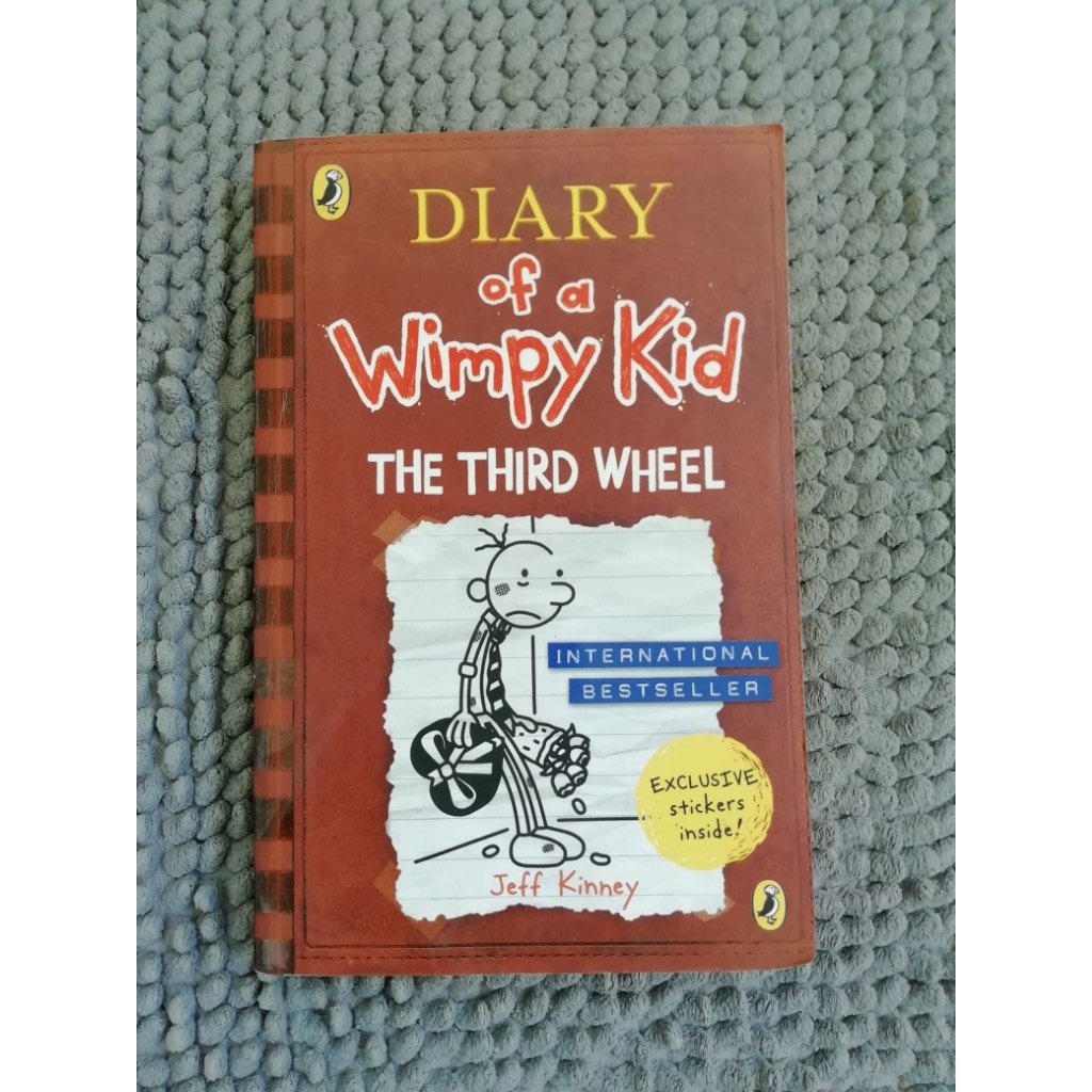 Diary of a Wimpy Kid 7 The Third Wheel by Jeff Kinney | Shopee Philippines