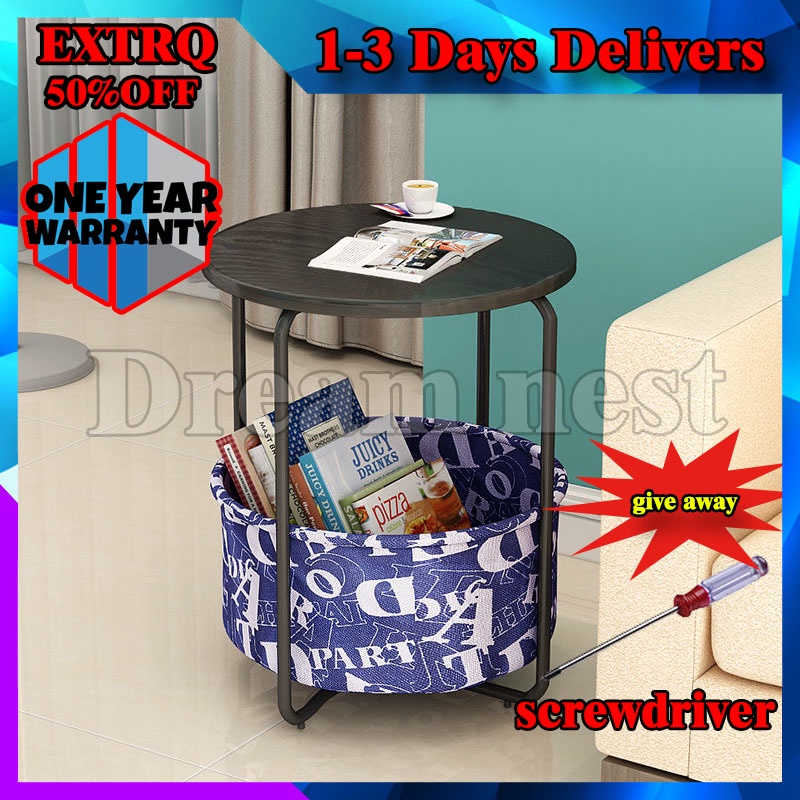 Nordic Home Living Room Sofa Side Table Bedroom Creative Simple Bedside ...