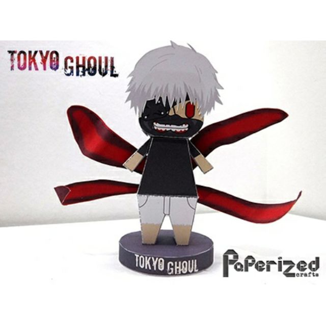 Anime paper model [Tokyo Ghoul] Chibi Kaneki Ken | Shopee Philippines