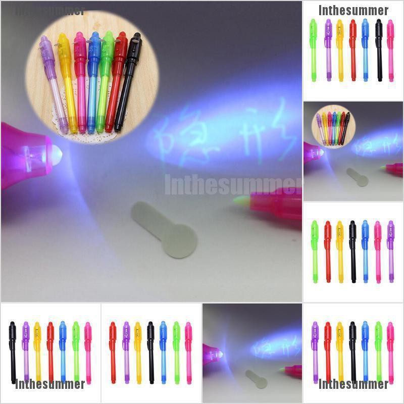 DirectGlow Invisible UV Ink Marker Pen with Ultraviolet LED Keychain B –  DirectGlow LLC