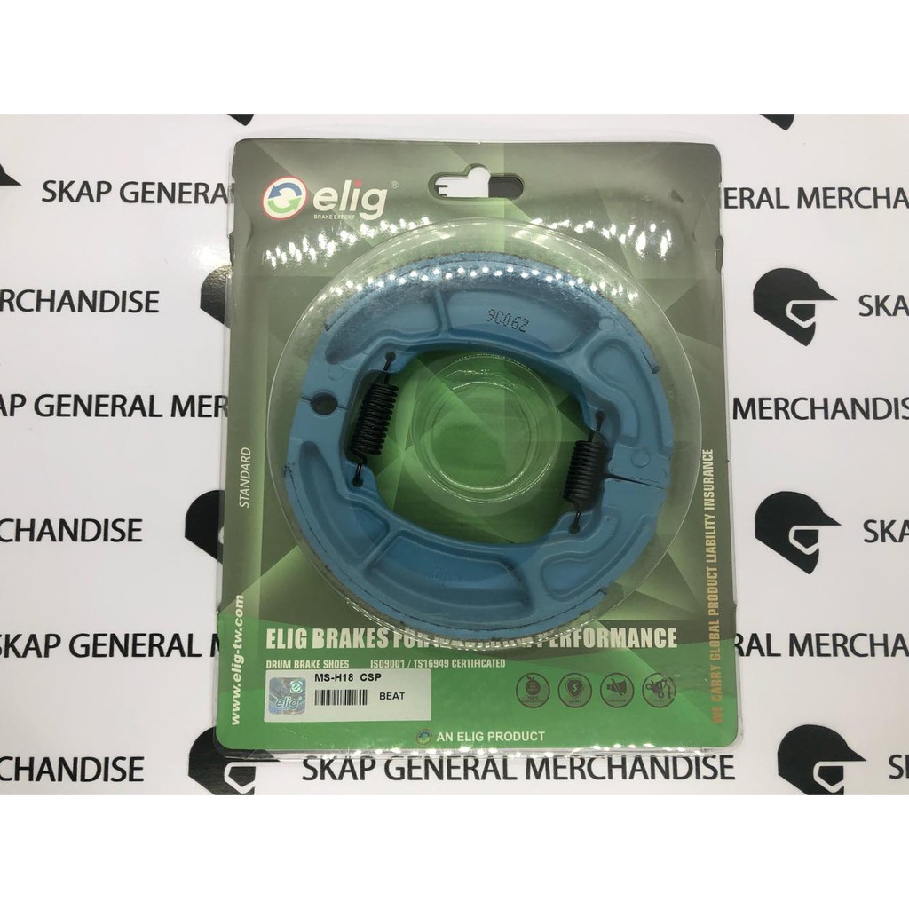 ELIG BRAKE SHOE BEAT / CLICK / SCOOPY / PCX / ZOOMER / SUPER 8