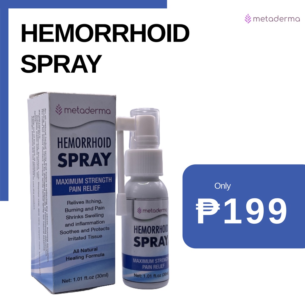 make up ♢Metaderma Hemorrhoid Spray, Pain, Burn & Itch Relief Spray