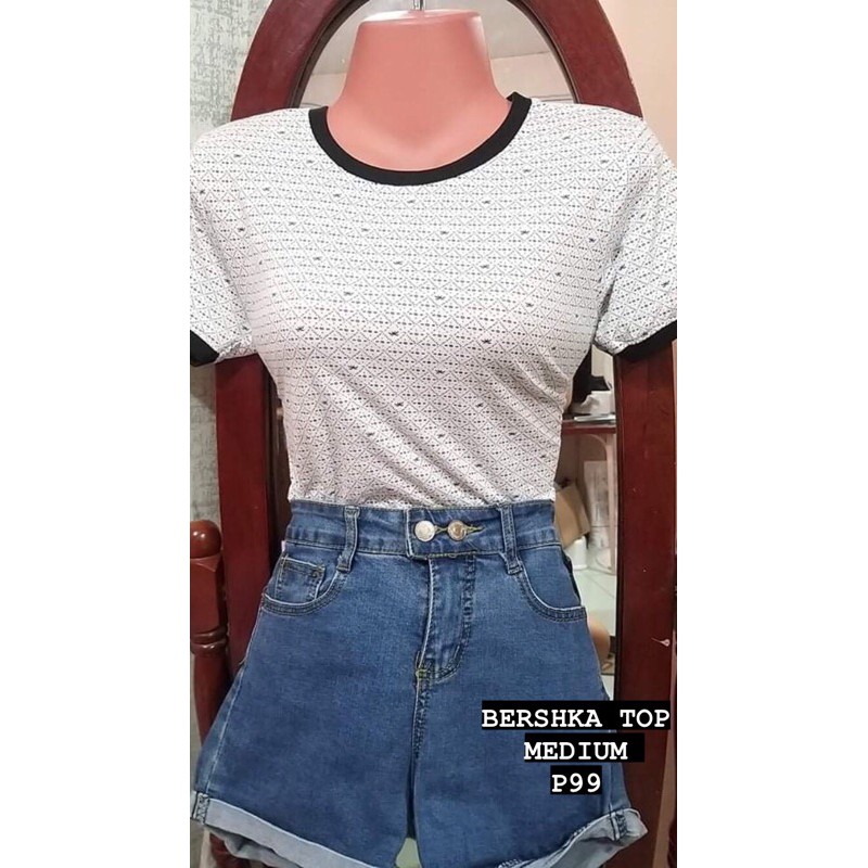 BERSHKA TOP ( MEDIUM ) Shopee Philippines