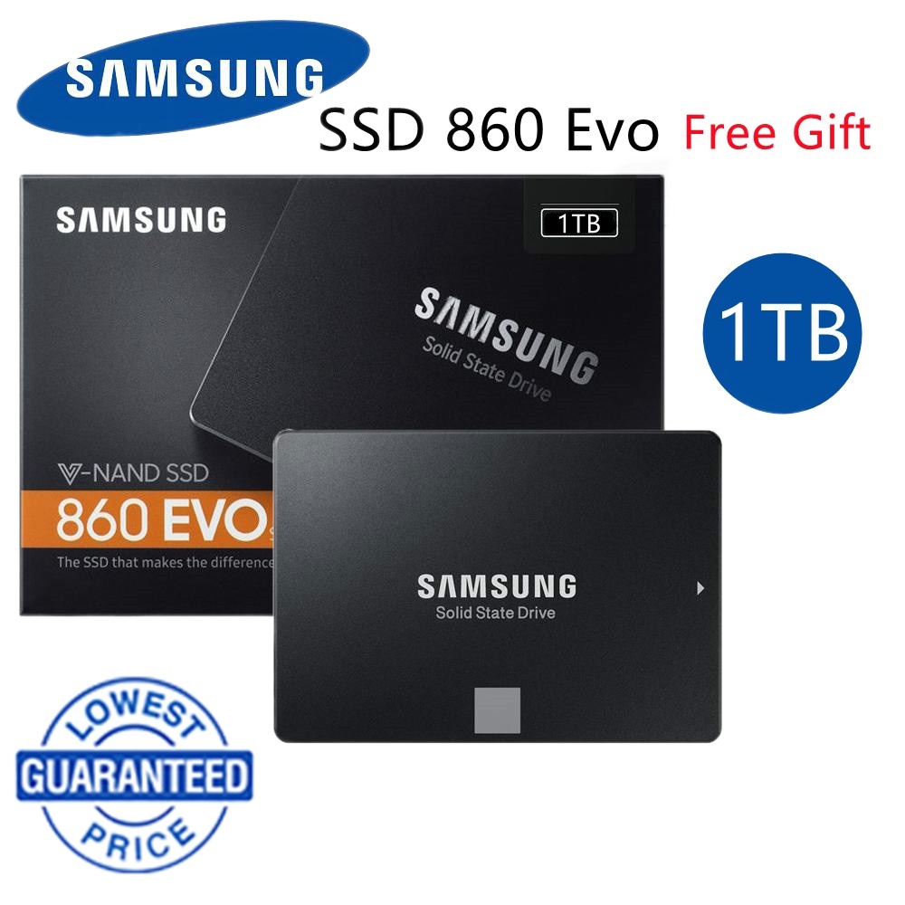 ☂ In Stock Samsung 860 Evo SolidState Drive 1TB Internal SSD Black