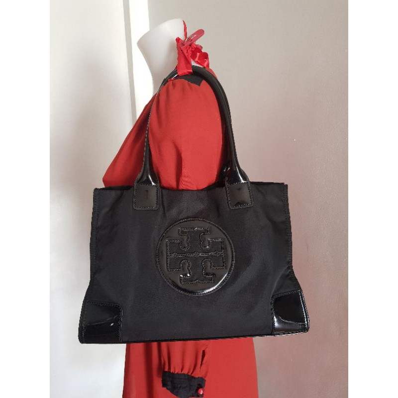 Tory Burch Ella Tote Bag in Black